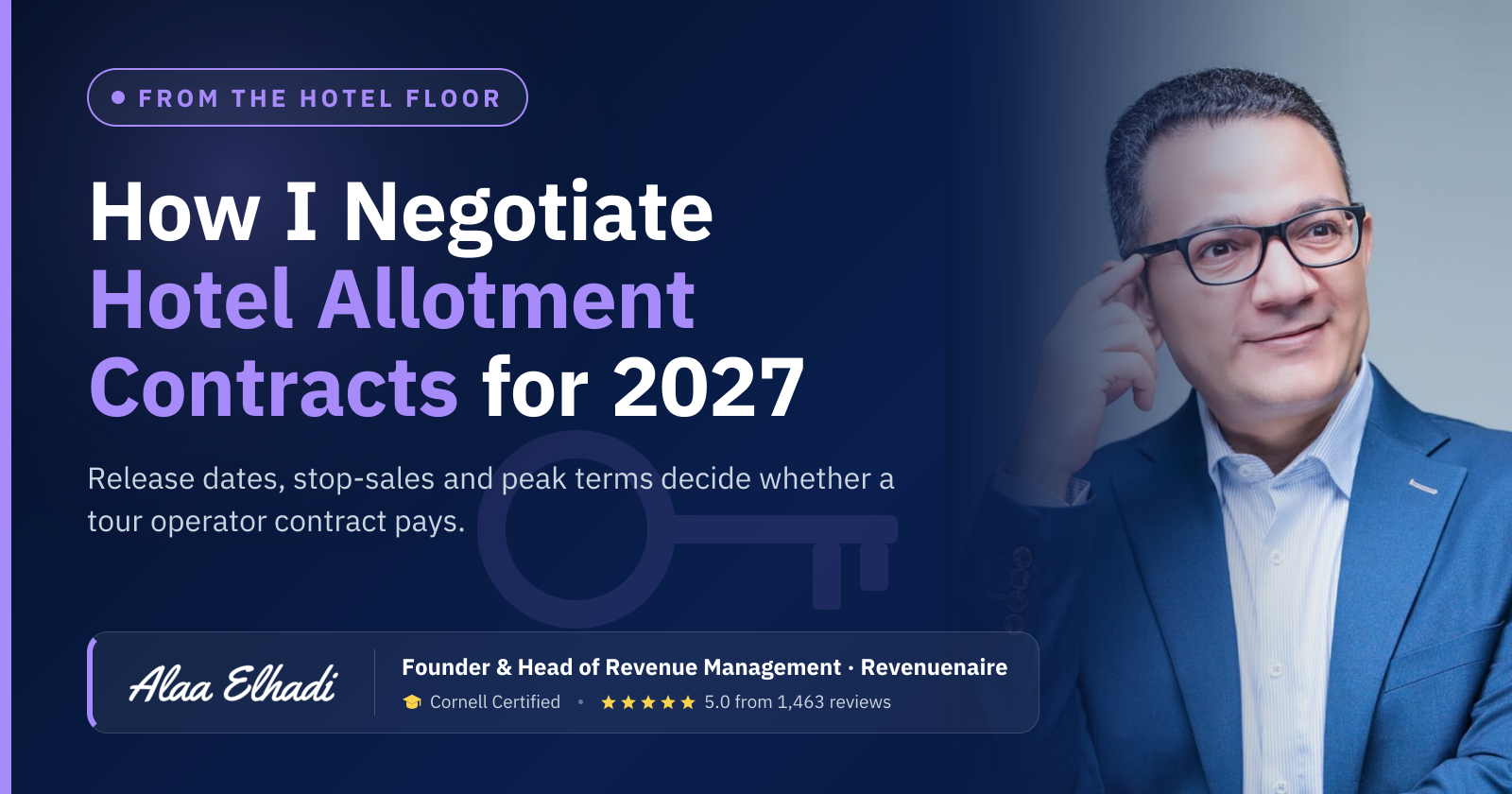 How I Negotiate Hotel Allotment Contracts for 2027